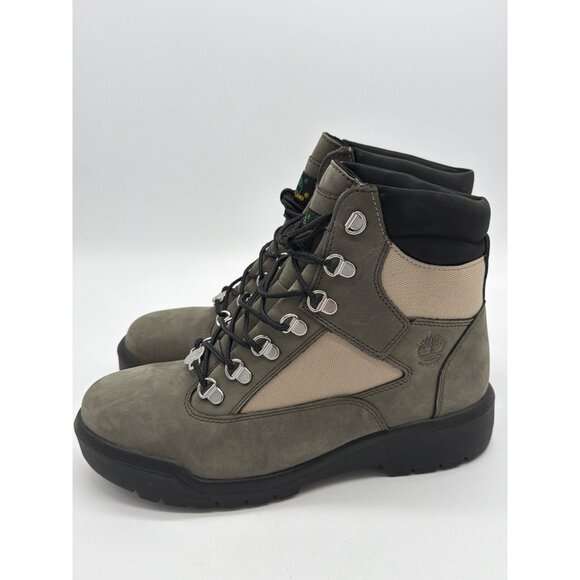Timberland Mens Size 8 & 8.5 Waterproof Hiking Boots Olive Nubuck & Textile Uppe main image 9